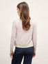 Cardigan with lurex trims image number 1