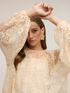 Blusa in pizzo con maniche raglan image number 3