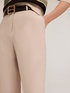Palazzo trousers in flowing viscose blend fabric image number 3