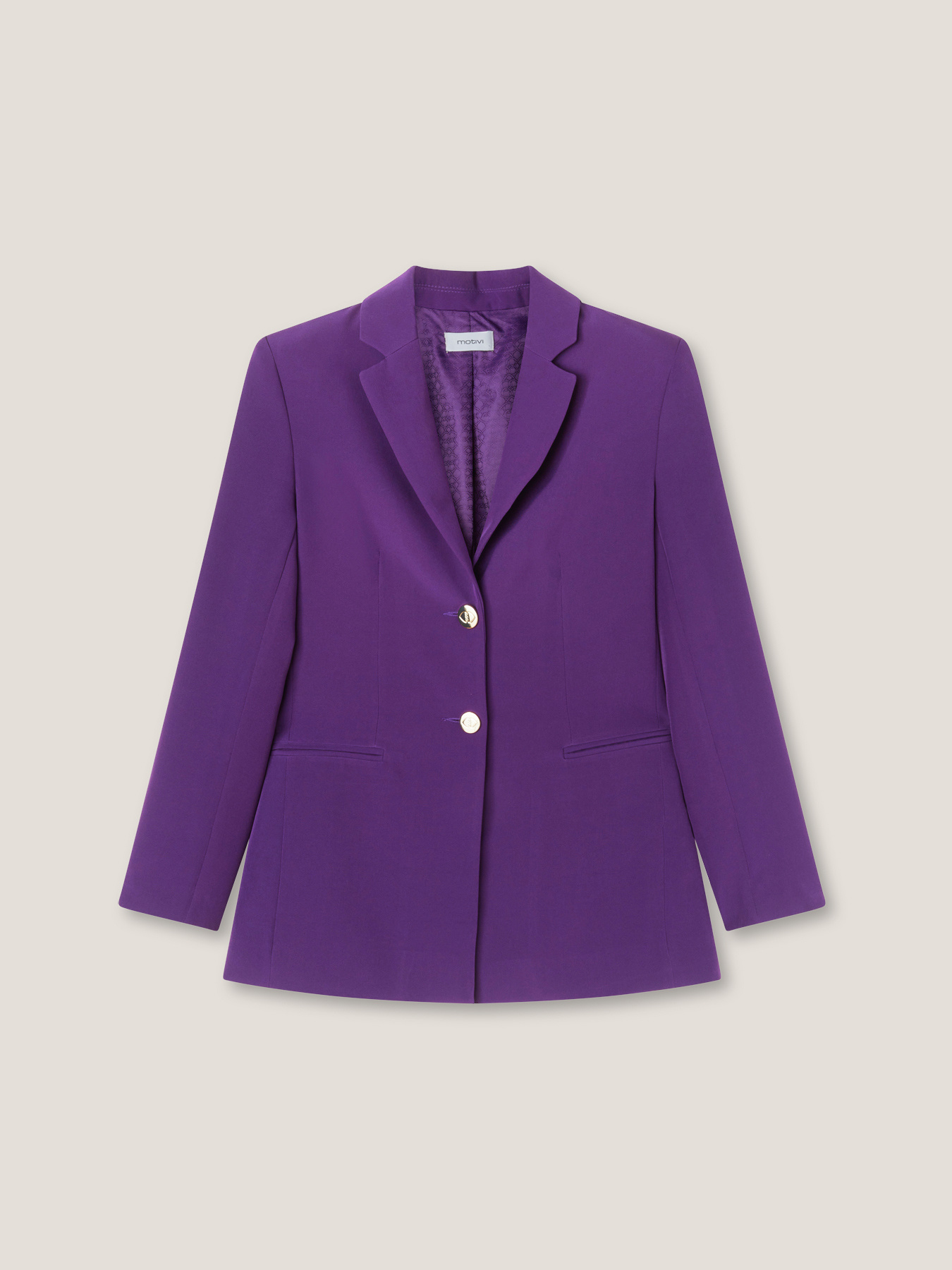 Blazer monopetto tinta unita image number 3