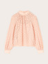 High-neck lace blouse image number 4
