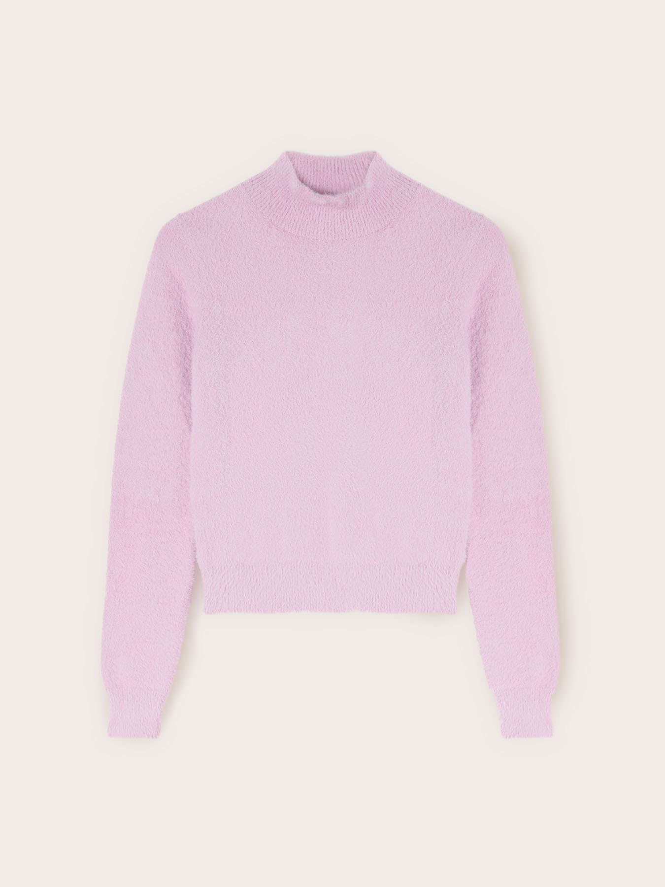 Turtleneck sweater in viscose blend image number 4