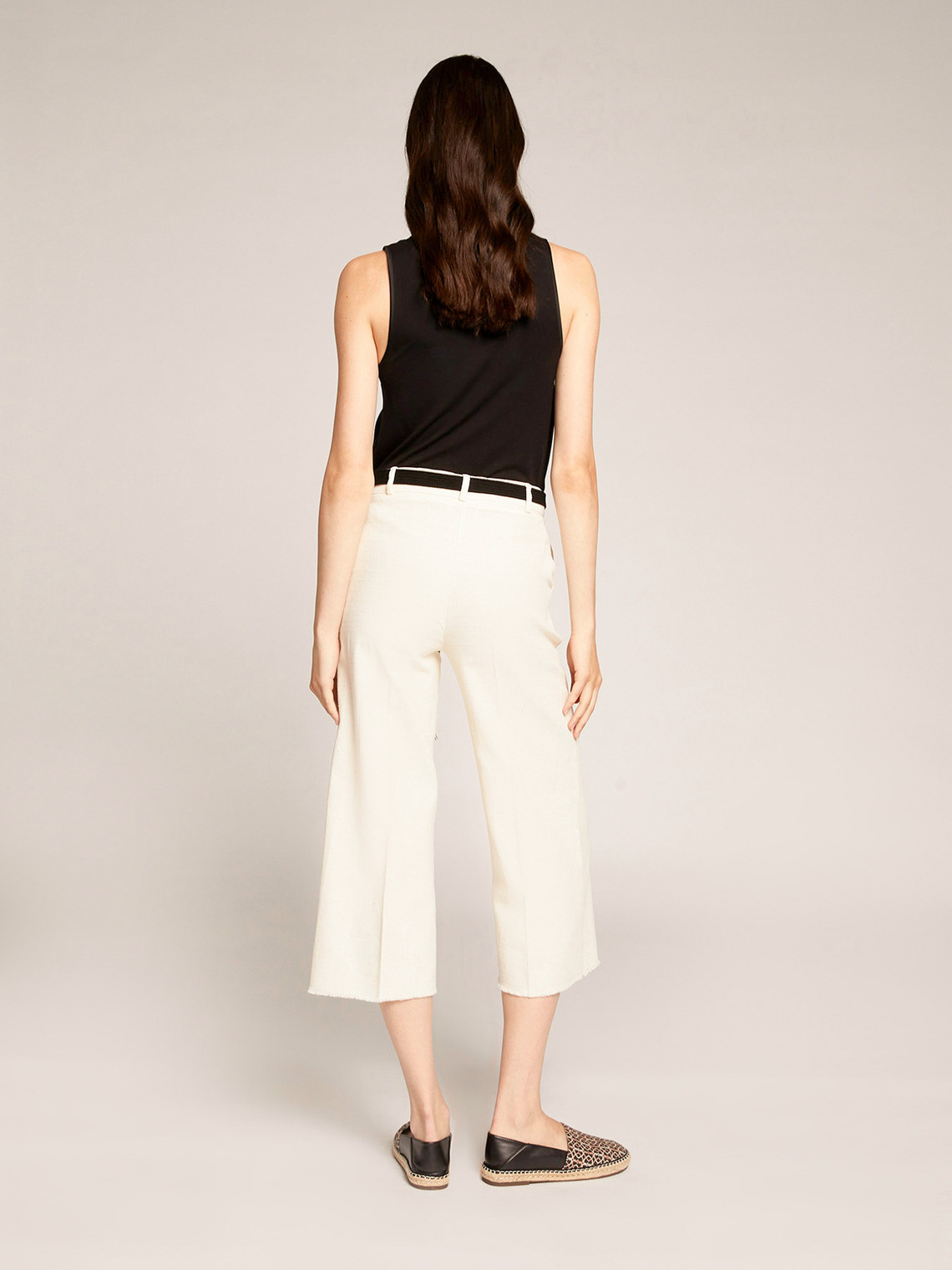 Pantaloni ampi cropped - Motivi.com