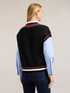 Oversize-Strickpullover aus Viskosemischung mit Bord&uuml;ren image number 1