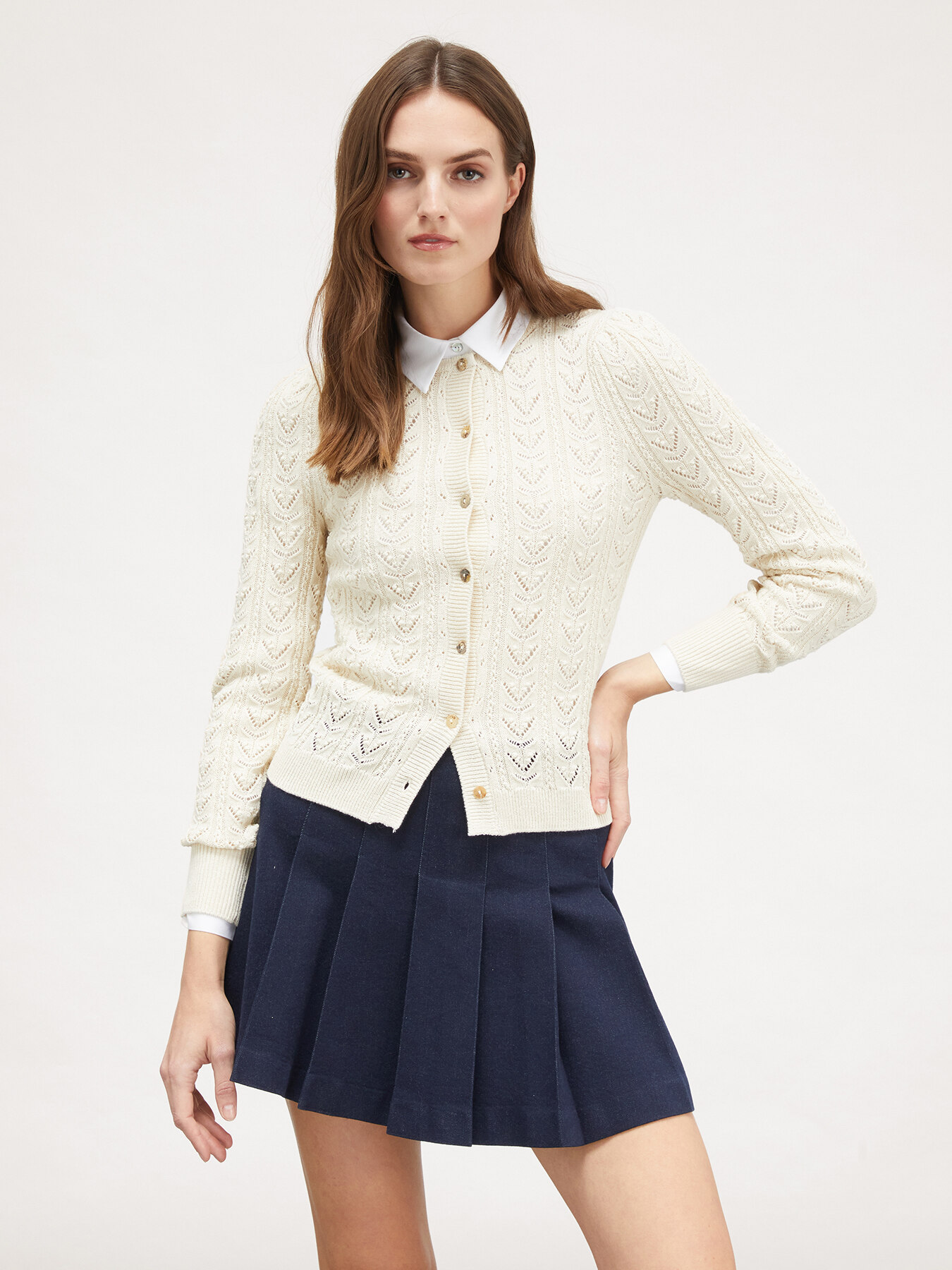 Cardigan traforato image number 0