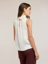 Bluse aus Satin mit Stehkragen image number 1