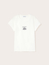 T-shirt con scritta e applicazioni in strass image number 4