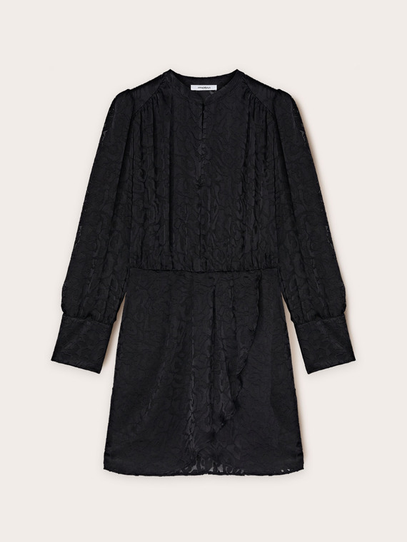 Devor&eacute; satin wraparound mini dress