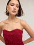 Macram&eacute; lace sheath dress image number 3