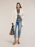 Belted coat in wool-blend double cloth image number 2