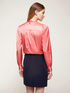 Blouse with satin bow image number 1
