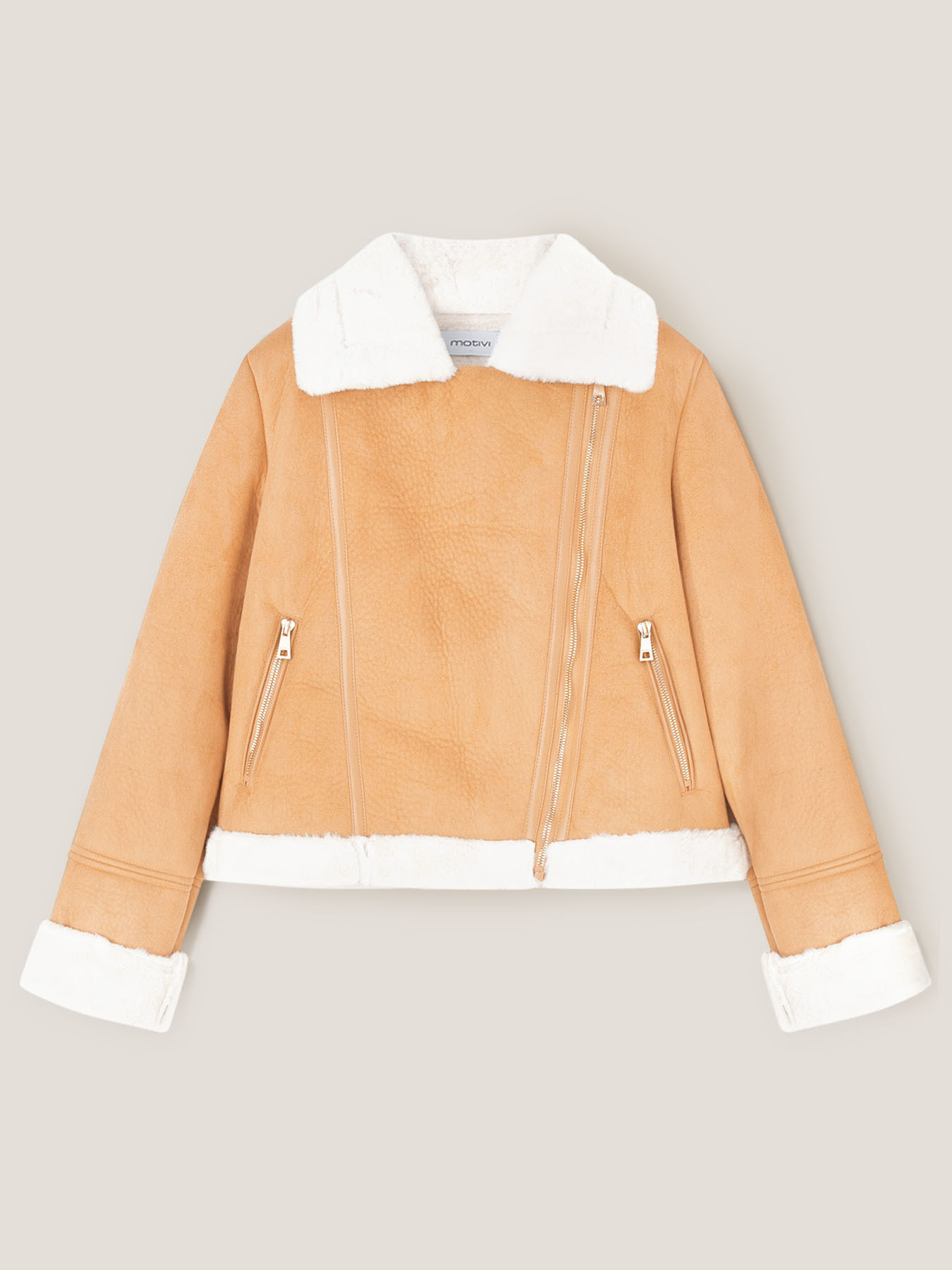 Giacca effetto montone image number 3