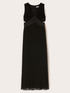 Langes Kleid aus Georgette mit Cut-outs image number 4