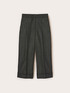 Cropped ramie blend trousers image number 3