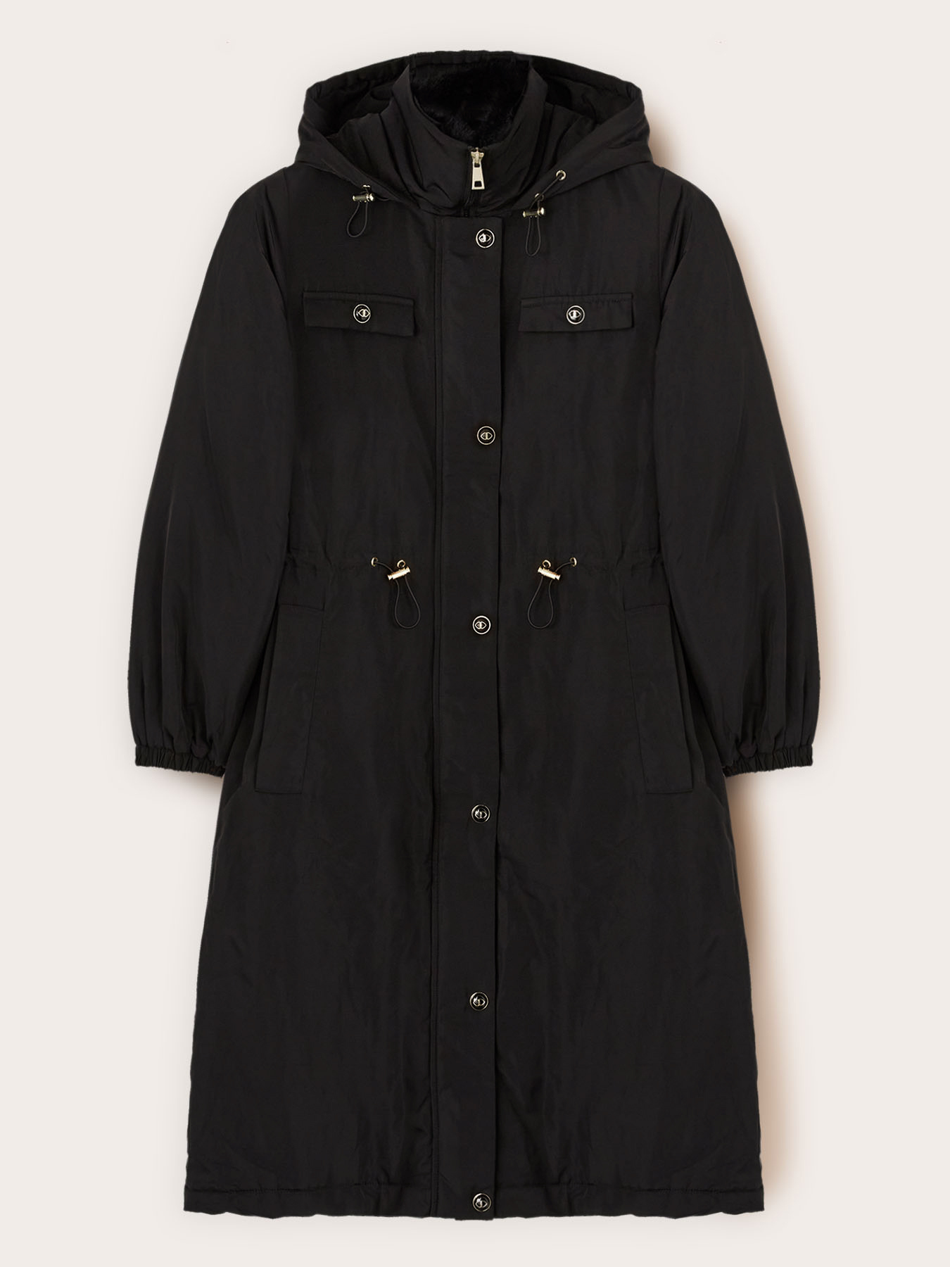 Parka imbottito con cappuccio image number 4