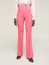 Fitted trousers with flare cut image number 2