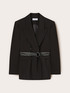 Blazer doppiopetto con cintura image number 4