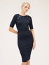 Robe en tricot avec motif de boutons image number 0