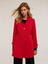 Manteau simple boutonnage en m&eacute;lange de viscose image number 2