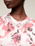 Short floral patterned cashmere blend cardigan image number 2