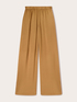 Palazzo pants in viscose satin image number 4