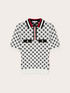 Tricou polo din tricot jacard image number 3