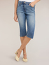 Capri jeans with slit image number 2