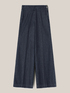 Denim palazzo trousers image number 3