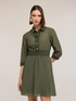 Hemdblusenkleid aus Creponne-Lyocell-Mix image number 2