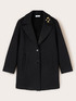 Scuba coat with jewel brooch image number 4