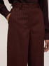 Pantalon palazzo ray&eacute; en tissu fluide image number 3