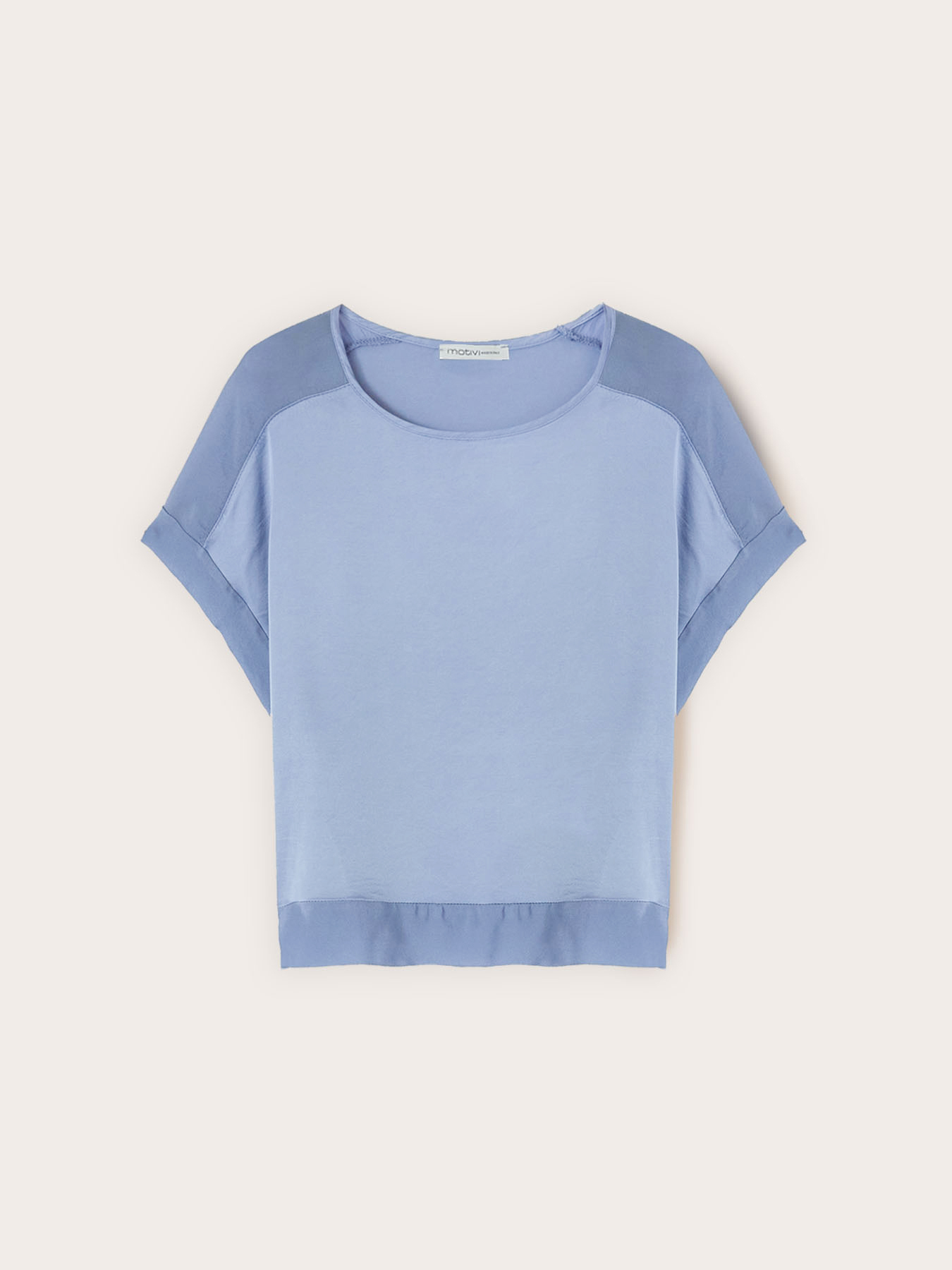 Blouse en satin avec encolure bateau image number 4