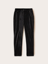 Pantaloni slim fit din țesătură laminată image number 4