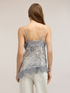 Top in tulle con paillettes e pizzo image number 1