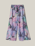 Floral patterned palazzo trousers image number 3