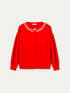 Cardigan corto con ricamo gioiello image number 3