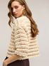 Maglia effetto crochet image number 3