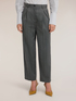 Yarn-dyed pinstripe barrel pants image number 2