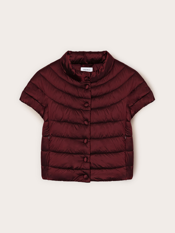 Piumino lightweight a maniche corte