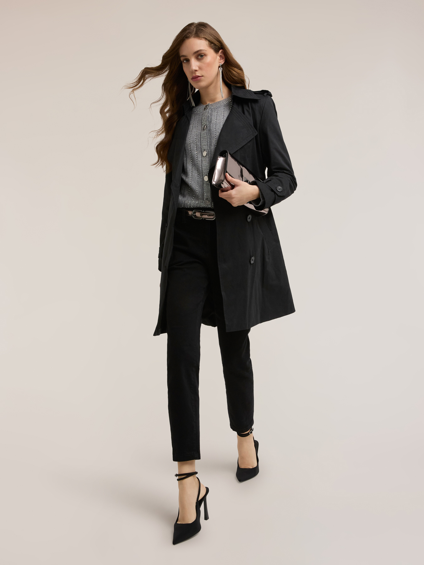 Pantalon chino Kendall en drill de coton image number 0