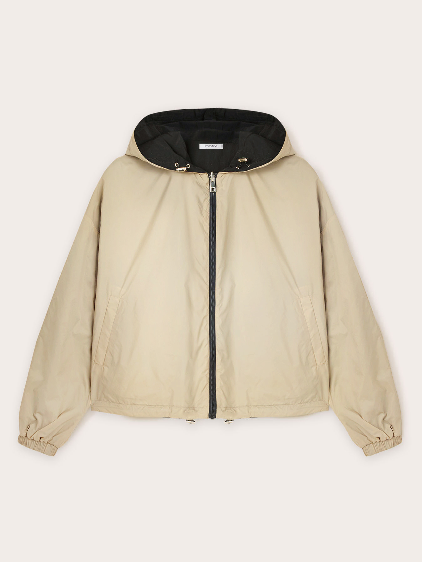 Reversible nylon short jacket image number 6