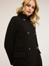 Manteau crois&eacute; en polyviscose image number 0