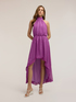 Robe longue asym&eacute;trique dos nu image number 2