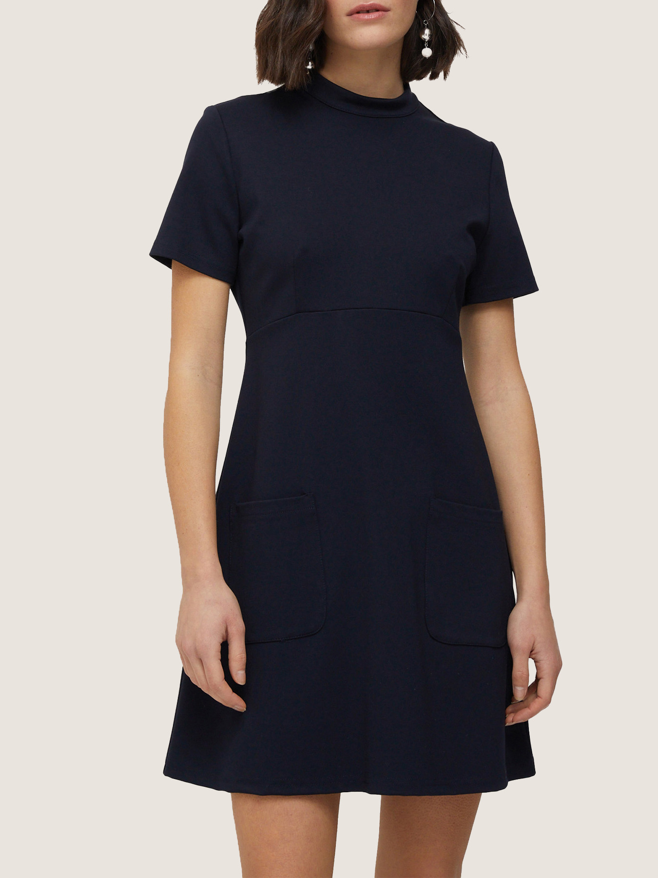 Vestito corto in punto milano image number 0