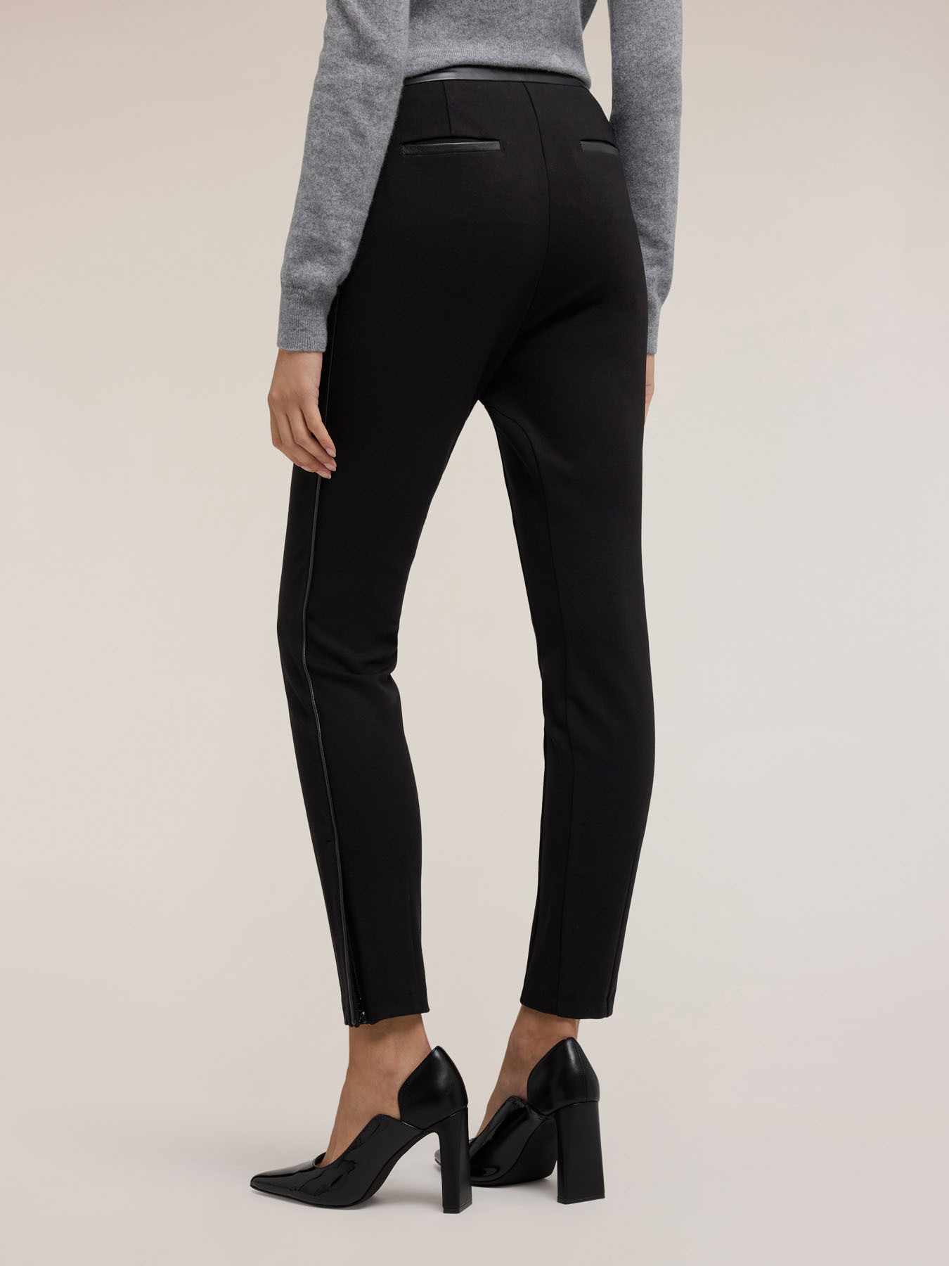 Pantalon skinny en point de Milan image number 1