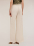 Pantaloni wide leg misto lino image number 1