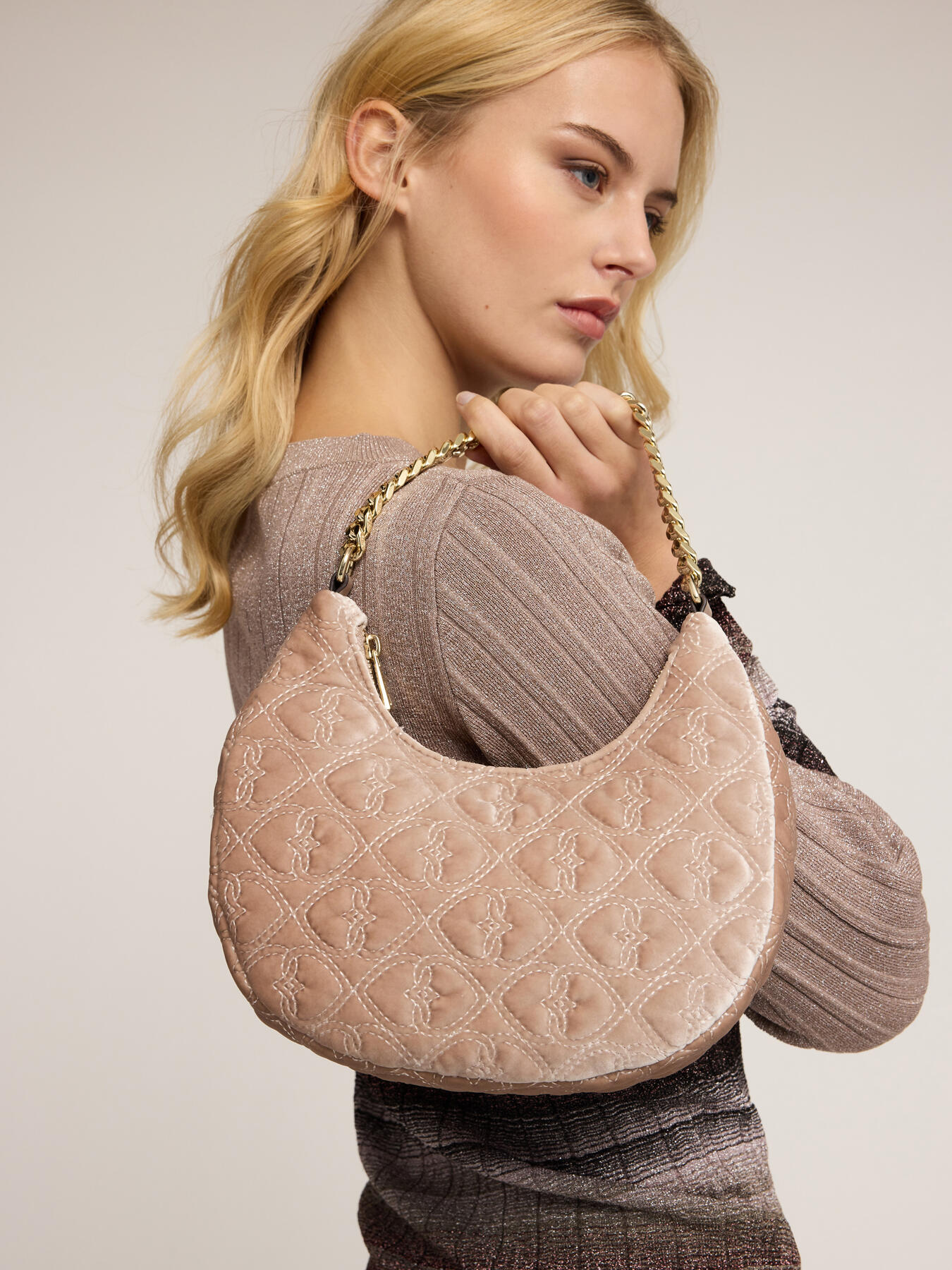 Bestickte Hobo-Tasche image number 0