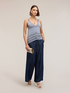 Gestreiftes Stricktop aus Lurex-Mischung image number 2