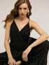 Langer Plissee-Jumpsuit aus Georgette image number 3