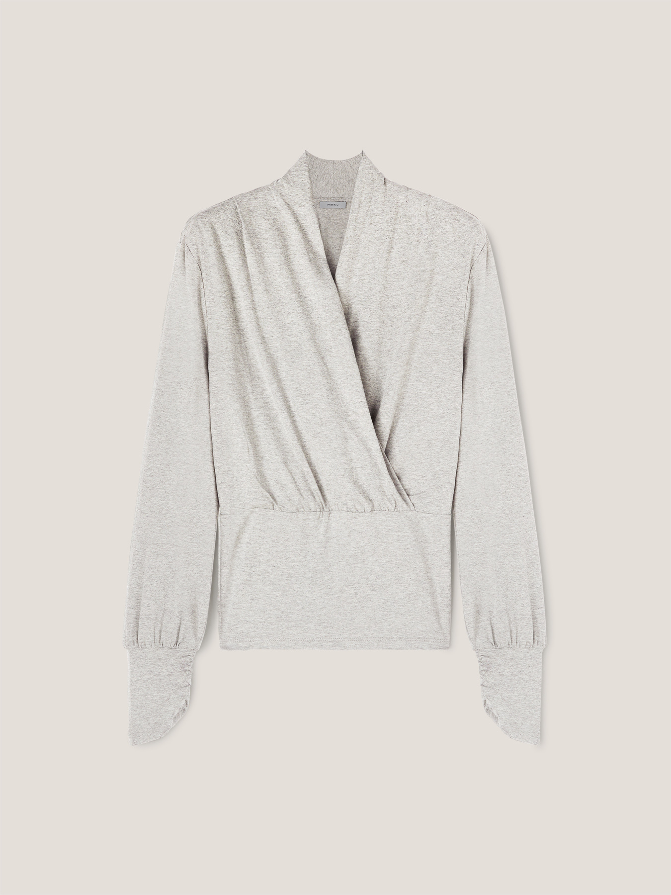 T-shirt maniche lunghe con incrocio image number 3